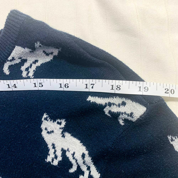 Forever 21 Men’s Coyote Print Crew Neck Sweater - Picture 5 of 8